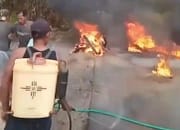 Motor Terbakar di Luwu Timur, Diduga Akibat Angkut Jerigen Berisi BBM