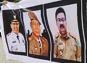 Warga Lutim Bakar Foto Budiman, Kecewa mini market Menjamur