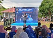 Wakil Bupati Luwu Timur Secara Resmi Membuka kegiatan Bupati Cup 1 se-Loeha Raya